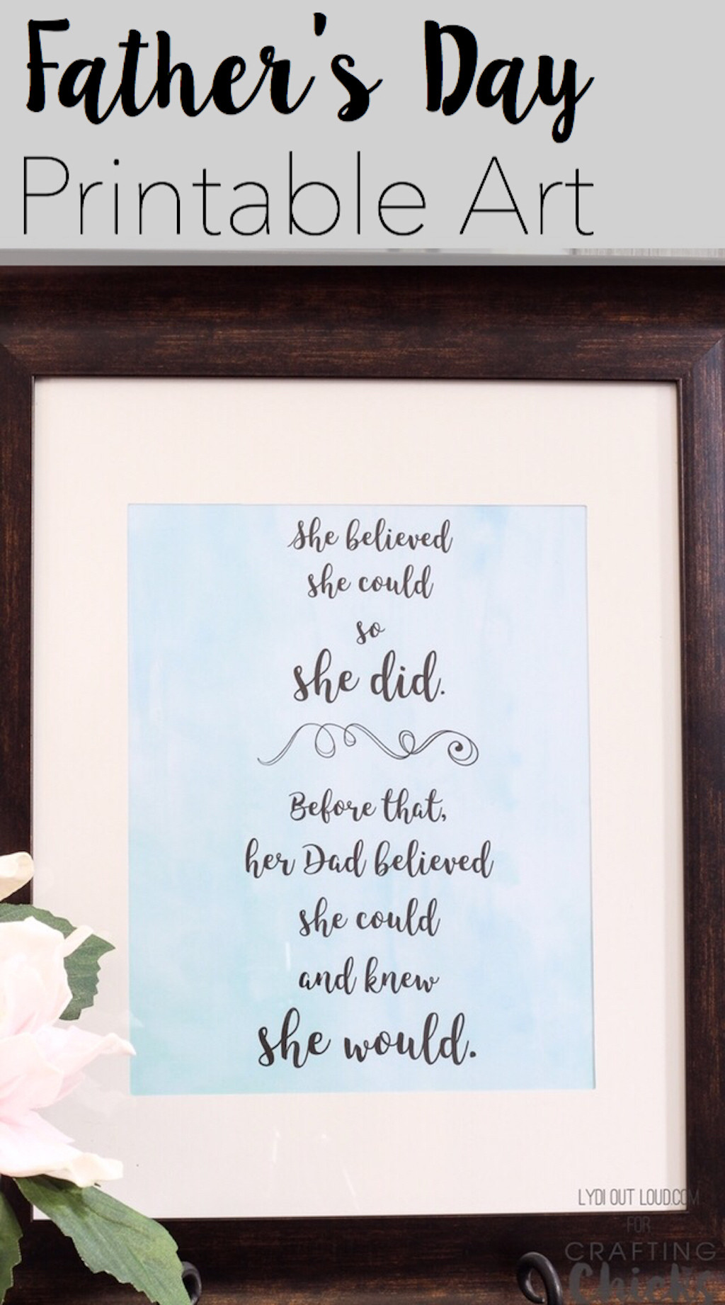 Fathers Day Gifts From Wife
 Father s Day Printable Art The Crafting Chicks