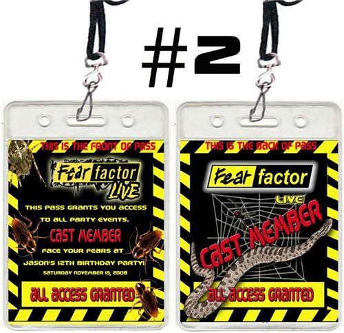 Fear Factor Birthday Party
 10th birthday parties Design your own and Ideas party on