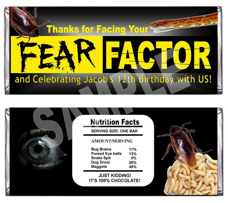 Fear Factor Birthday Party
 Top 10 Fear Factor Birthday Party Games