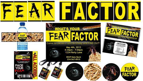 Fear Factor Birthday Party
 Top 10 Fear Factor Birthday Party Games