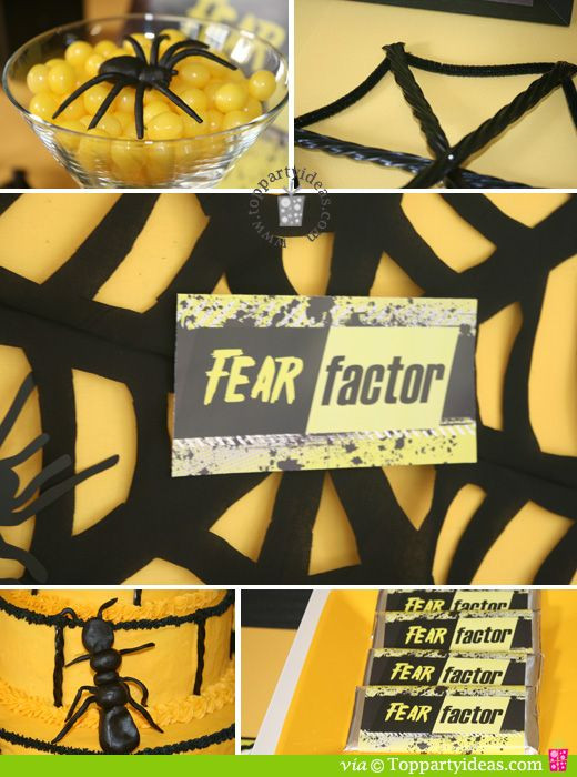 Fear Factor Halloween Party Ideas
 Pin on party ideas