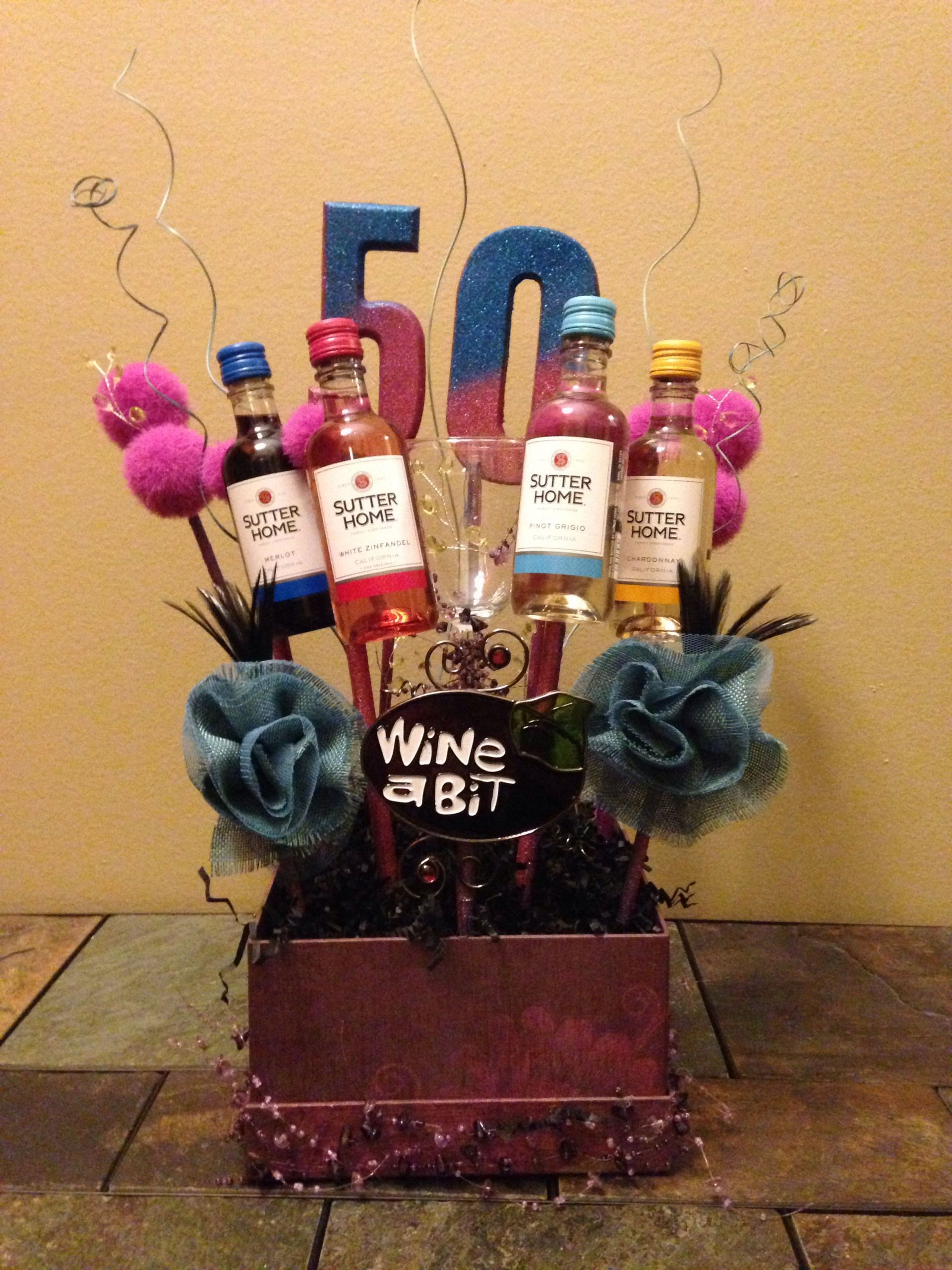 Female 50Th Birthday Gift Ideas
 50th Birthday Basket