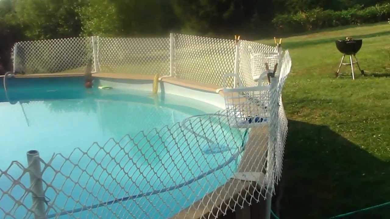 Fence Around Above Ground Pool
 THE BANNED VIDEO HOW TO INSTALL AN INEXPENSIVE FENCE