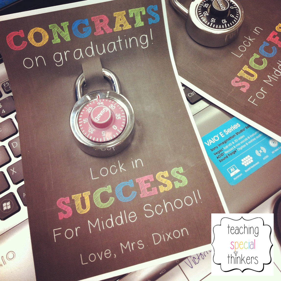 Fifth Grade Graduation Gift Ideas
 Lock in Success – Student Gift for soon to be Middle