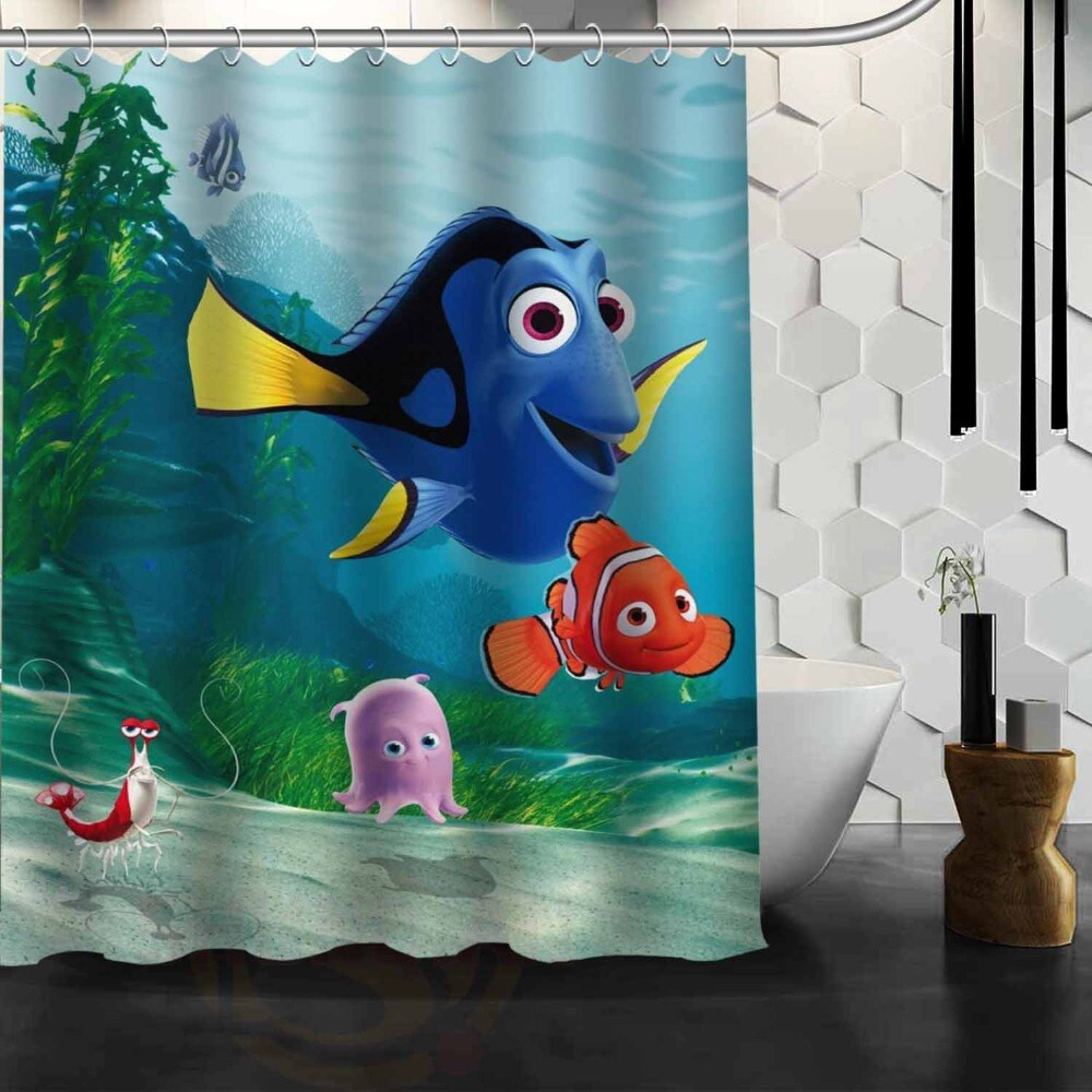 Finding Dory Bathroom Decor
 Marlin Dory Finding Nemo Custom Shower Curtain Home Decor