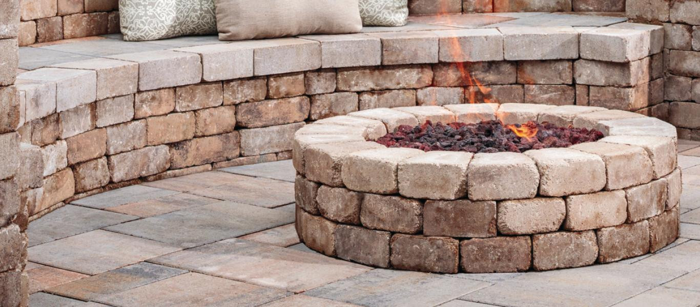 Fire Pit Kit Stone
 Weston Stone™ Contemporary Stone Fire Pit Kit