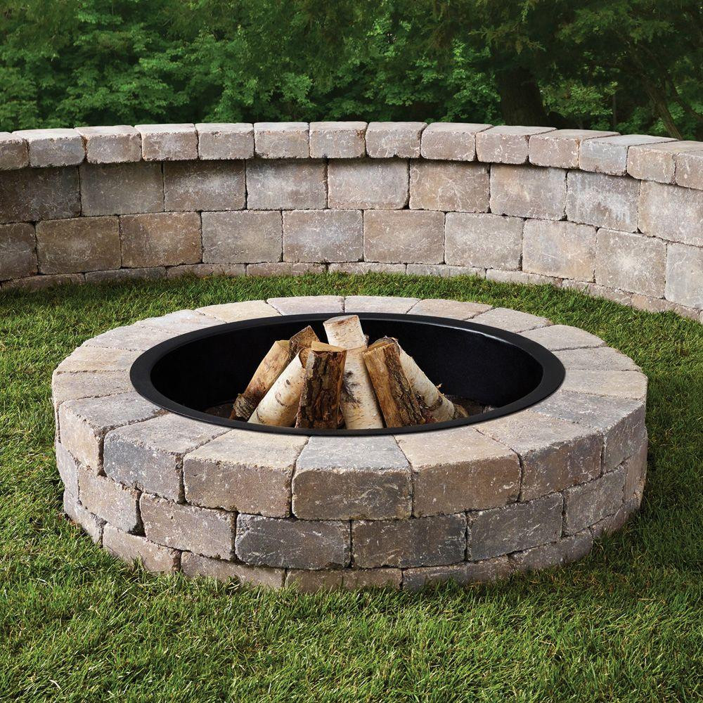 Fire Pit Kit Stone
 Round Stone Fire Pit Kit Aumondeduvin