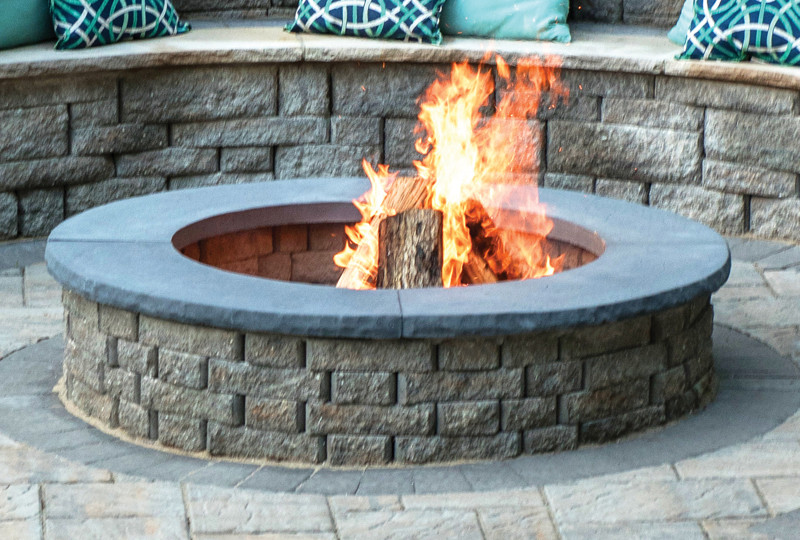 Fire Pit Kit Stone
 Highland Stone EagleBay USA Pavers