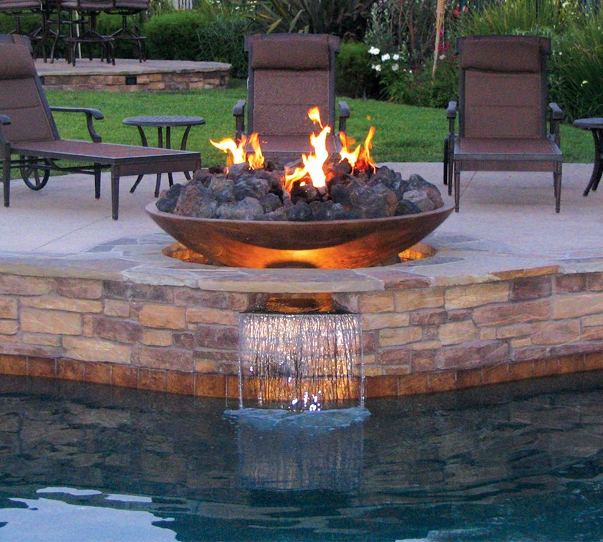 Fire Pit With Water Fountain
 Fire And Water Fountains Outdoor rustyridergirl