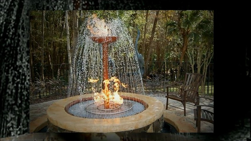 Fire Pit With Water Fountain
 Outdoor Water Fountains