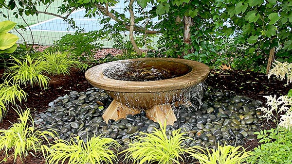 Fire Pit With Water Fountain
 Fire Pits R&A Landscaping