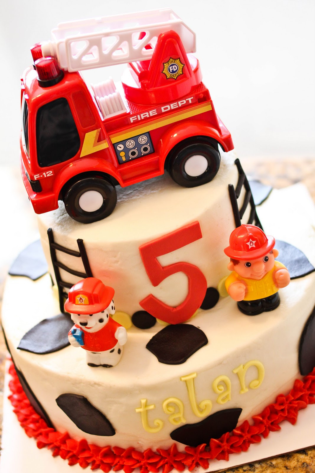 Fire Truck Birthday Cake
 Have a Piece of Cake Fire Truck 5th Birthday