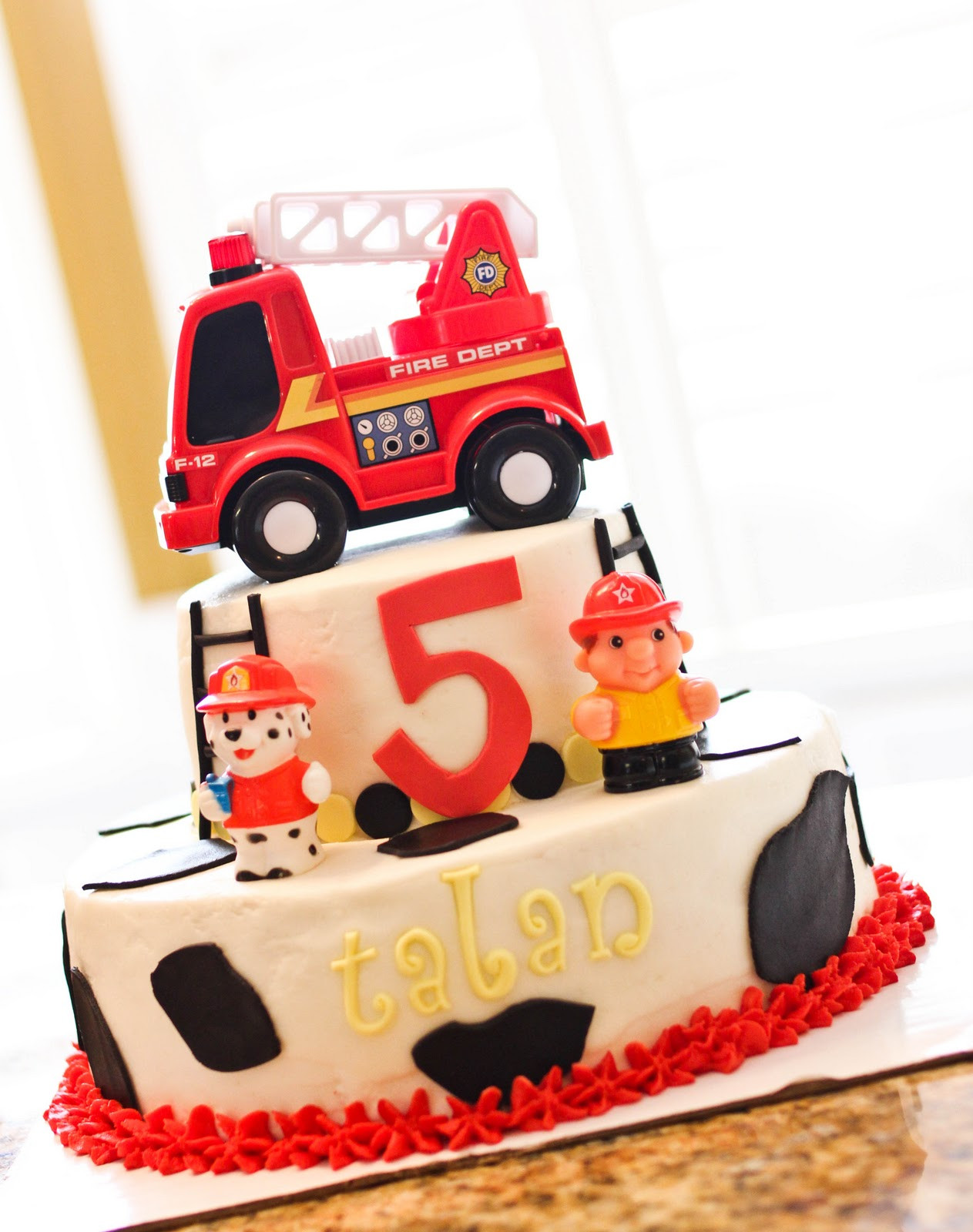 Fire Truck Birthday Cake
 Have a Piece of Cake Fire Truck 5th Birthday