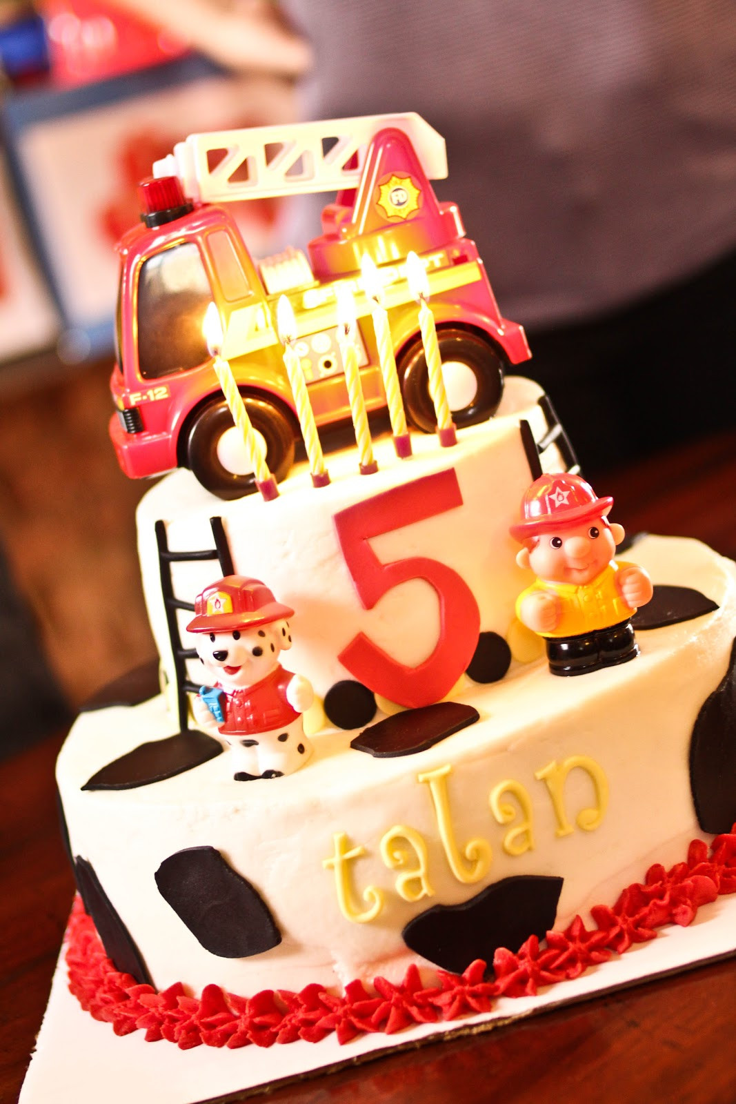 Fire Truck Birthday Cake
 Have a Piece of Cake Fire Truck 5th Birthday