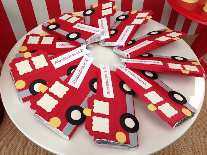 Fire Truck Birthday Party Ideas
 Kara s Party Ideas Vintage Fire Truck themed birthday