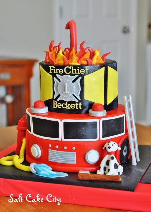 Fireman Birthday Cake
 Best Fireman Birthday Party Ideas For Boys Pretty My Party