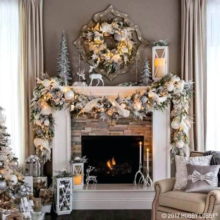 Fireplace Christmas Decoration
 35 Christmas Fireplace Mantel Decoration Ideas That You ll