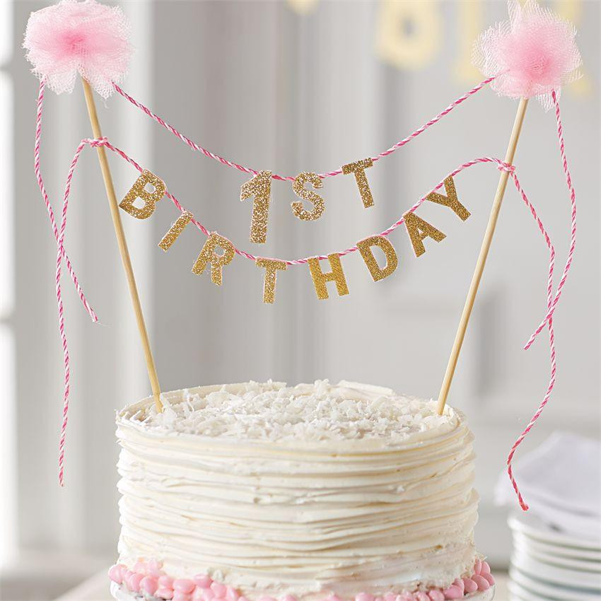 First Birthday Cake Toppers
 MUDPIE FIRST BIRTHDAY CAKE TOPPER – LOCAL FIXTURE