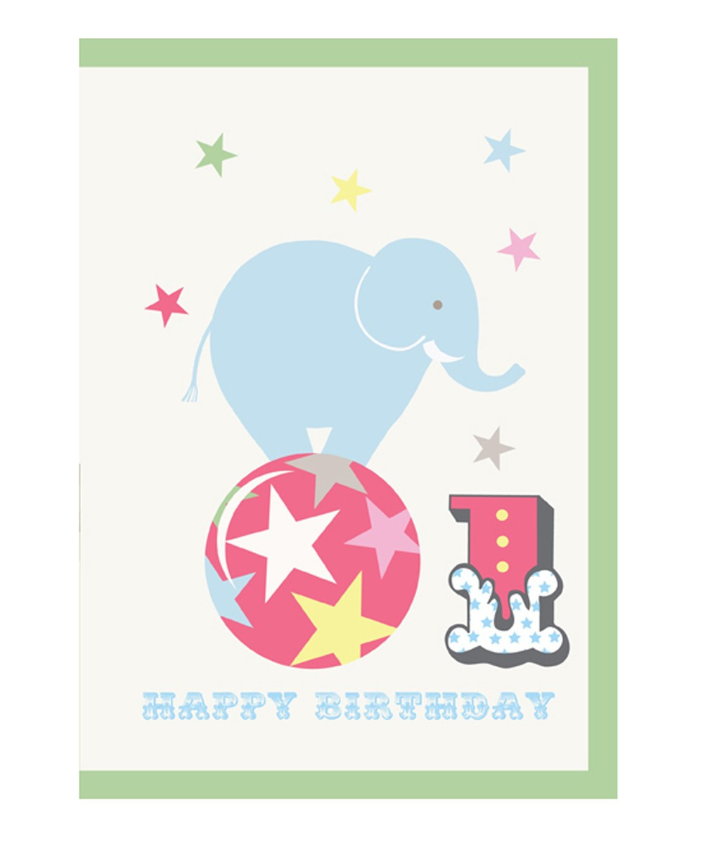 First Birthday Card
 Birthday Card Happy 1st Birthday Piccalilly