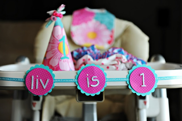 First Birthday High Chair Decorations
 high chair decor 1st Birthday Girls