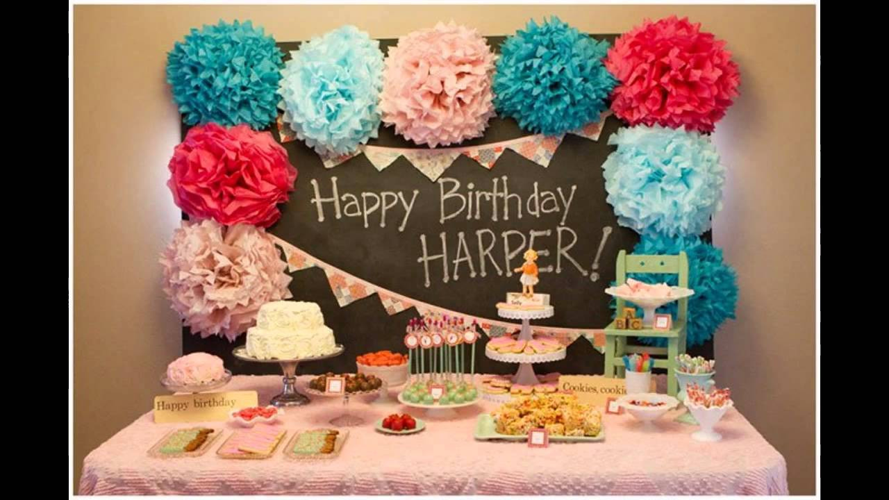 First Birthday Party Decoration Ideas
 Unique 1st bday party decorations ideas
