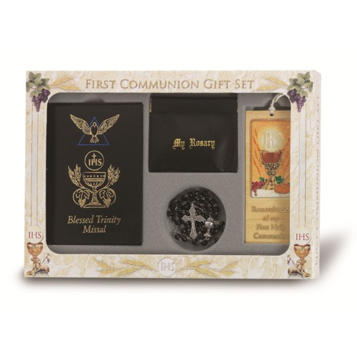 First Communion Gift Ideas Boys
 First munion Blessed Trinity Gift Set For Boys
