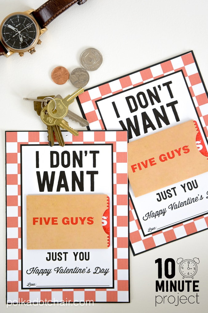 First Valentine Day Gift Ideas
 Valentine Gifts for Him a Free Printable Gift Card Holder