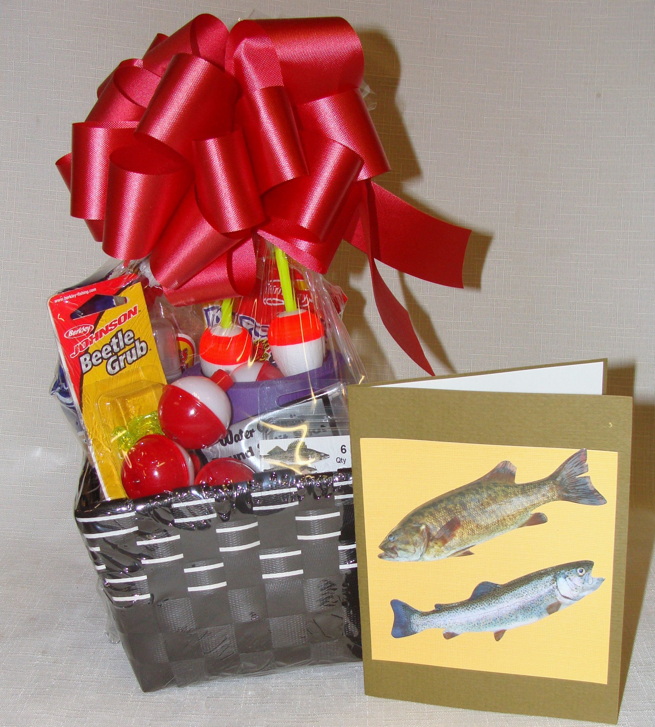 Fishing Gift Basket Ideas
 REEL THEM IN Nuts about Fishing Gift Basket