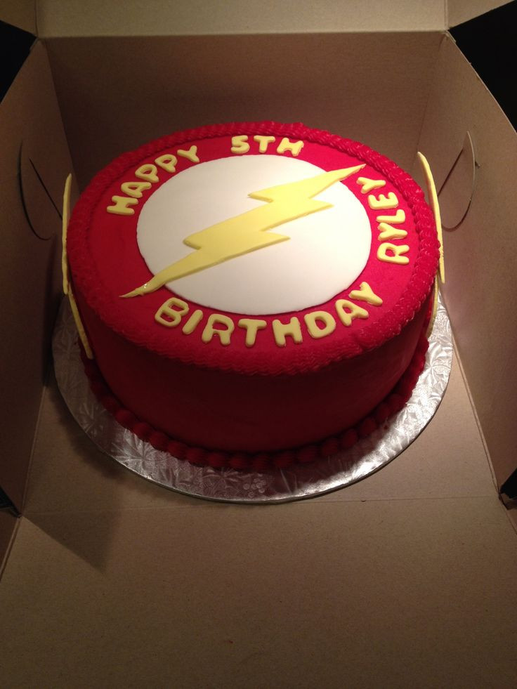 Flash Birthday Cake
 The Flash Cake Ideas Flash Themed Cakes