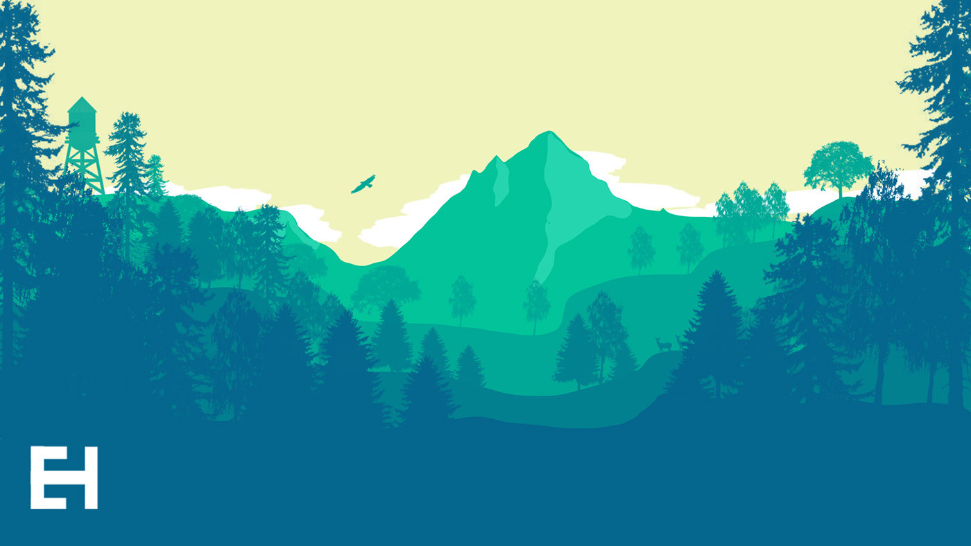 Flat Design Landscape
 Landscape Flat Design on Behance