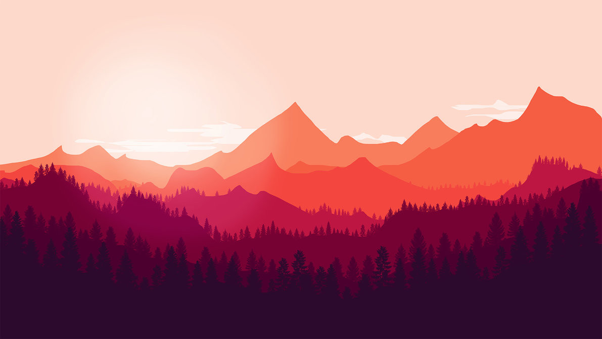 Flat Design Landscape
 Idea 7 Flat Design is not flat Flat Design has relief