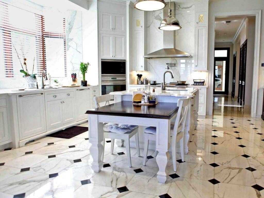 Floor Kitchen Tile
 18 Beautiful Examples of Kitchen Floor Tile