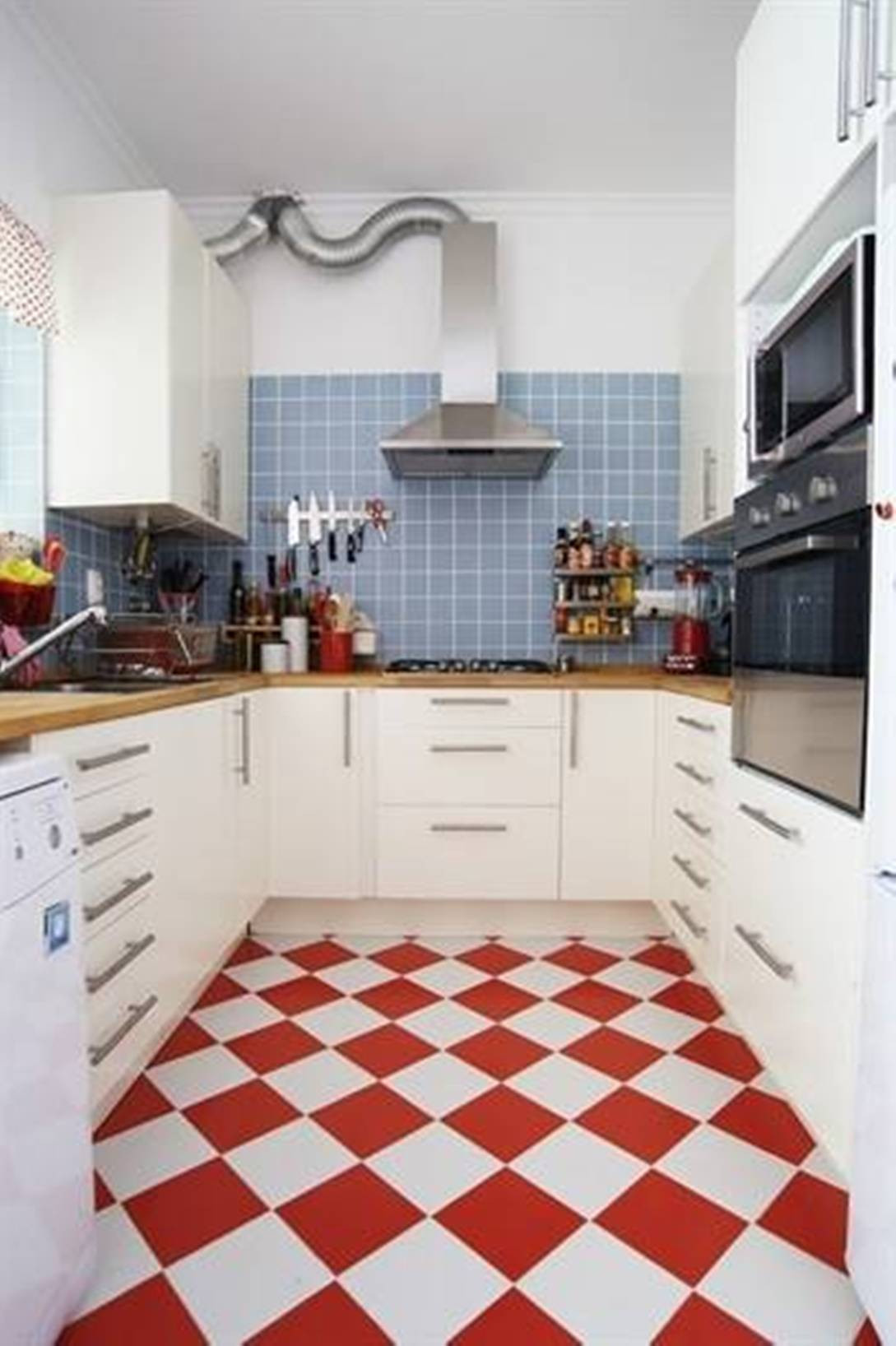 Floor Tiles Kitchens
 red white kitchen floor tiles and Furniture