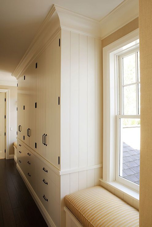 Floor To Ceiling Cabinets Bedroom
 Hallway floor to ceiling storage ideas dern country