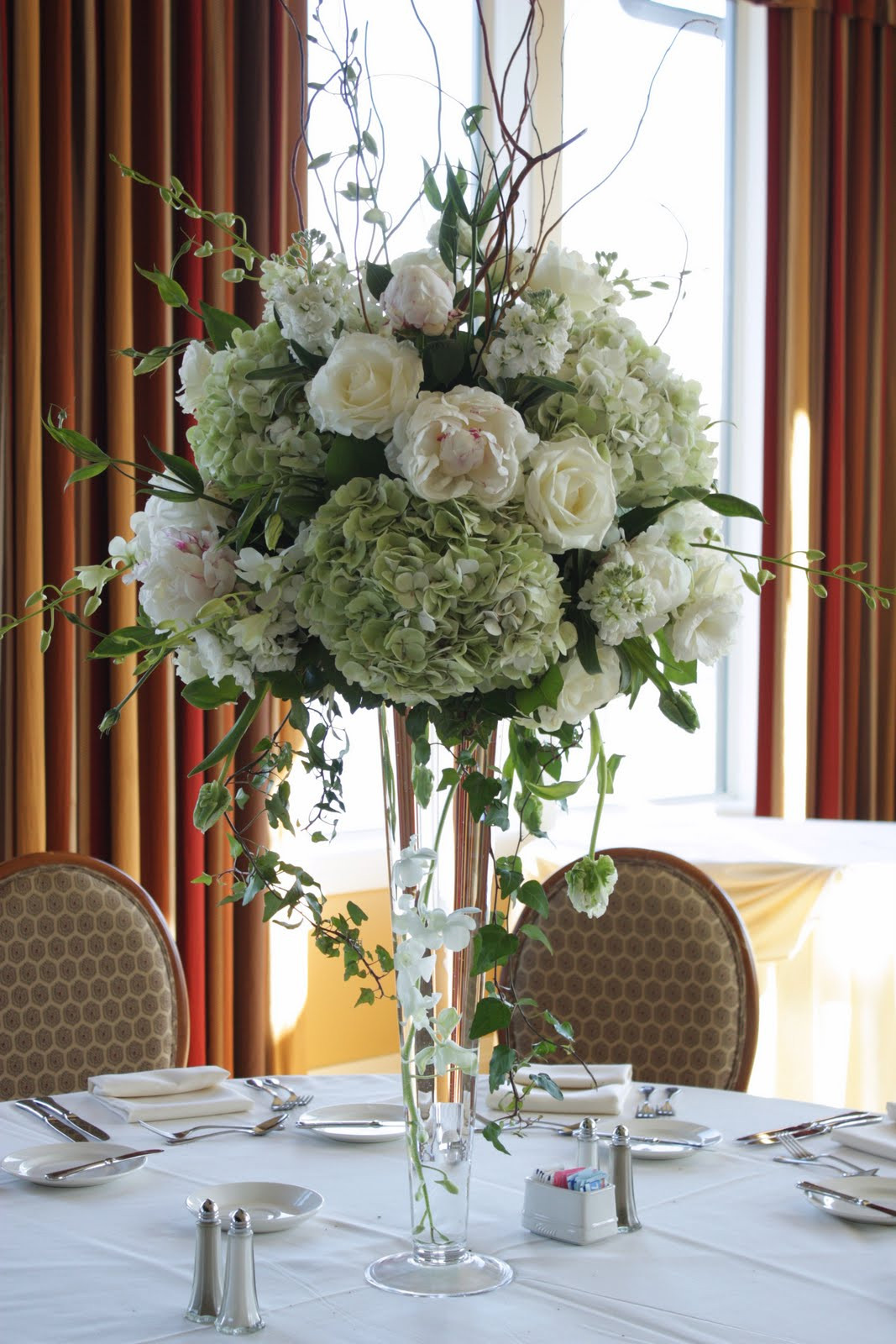 Flower Arrangements For Wedding Tables
 BLUSH floral design White Wedding