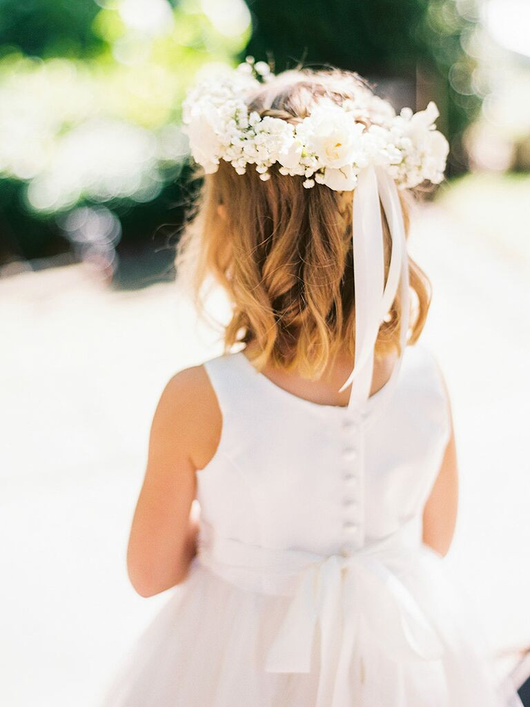 Flower Girl Hairstyles For Short Hair
 14 Adorable Flower Girl Hairstyles