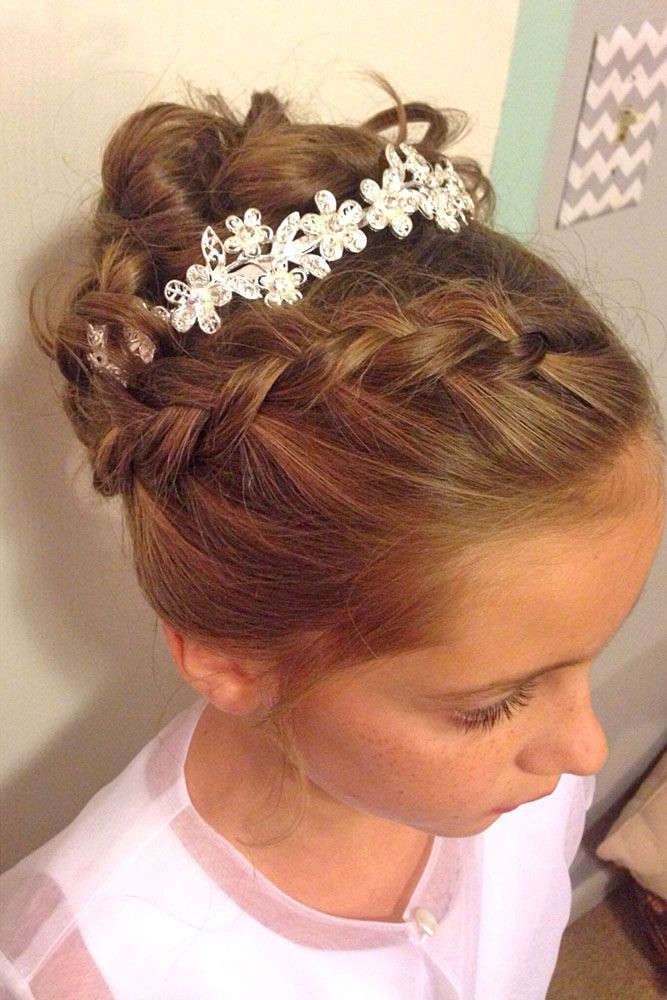 Flower Girl Updos For Weddings
 39 Cute Flower Girl Hairstyles 2020 Update