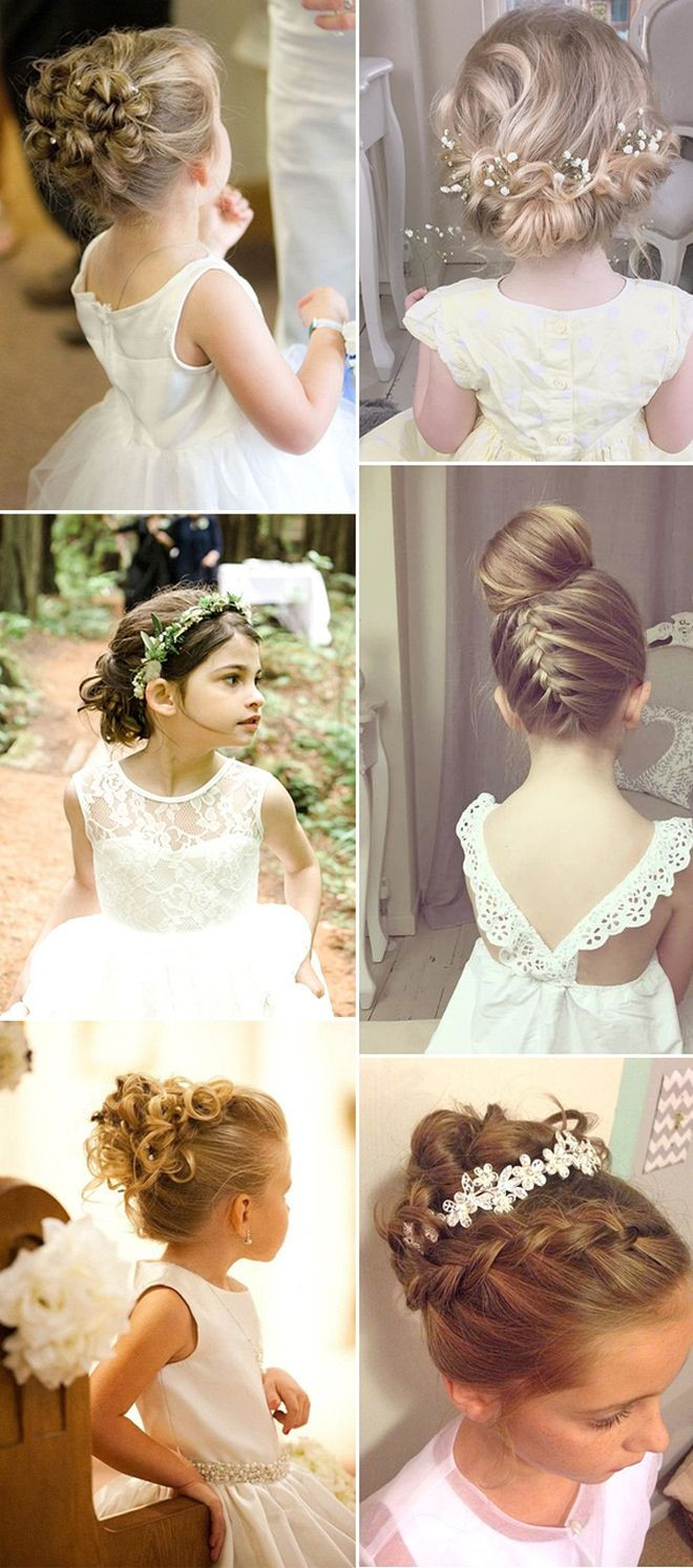 Flower Girl Updos For Weddings
 130 Sweet Flower Girl Dresses Inspirations s