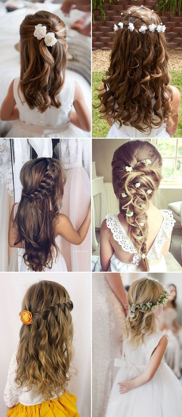 Flower Girl Updos For Weddings
 2017 New Wedding Hairstyles for Brides and Flower Girls