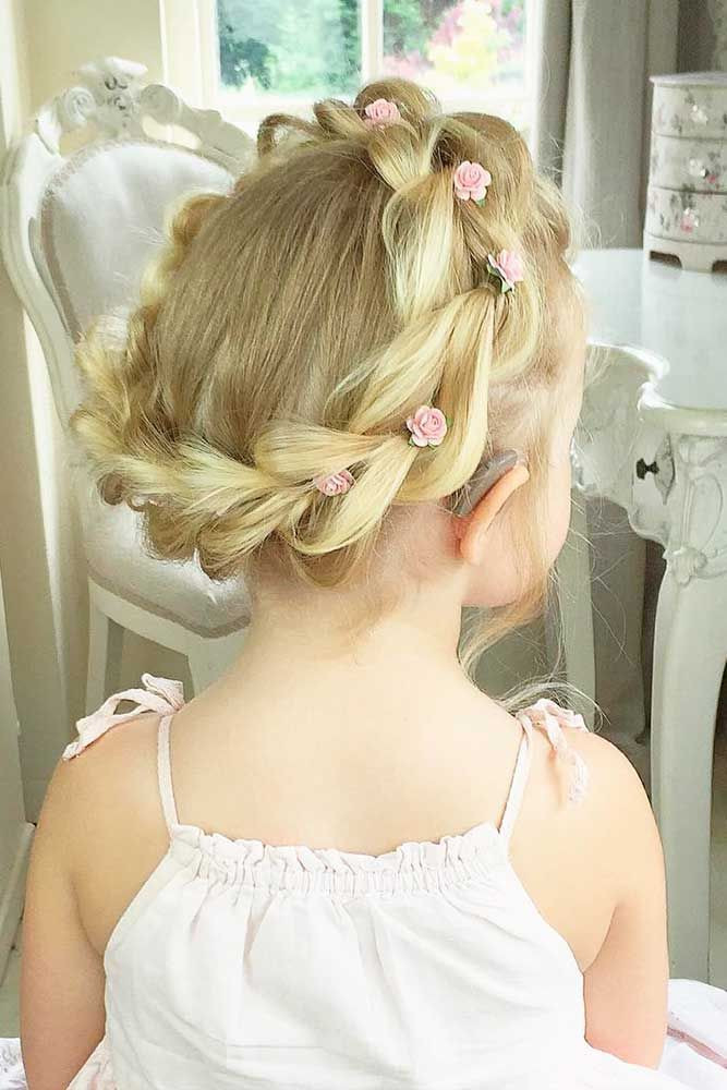 Flower Girl Updos For Weddings
 39 Cute Flower Girl Hairstyles 2020 Update