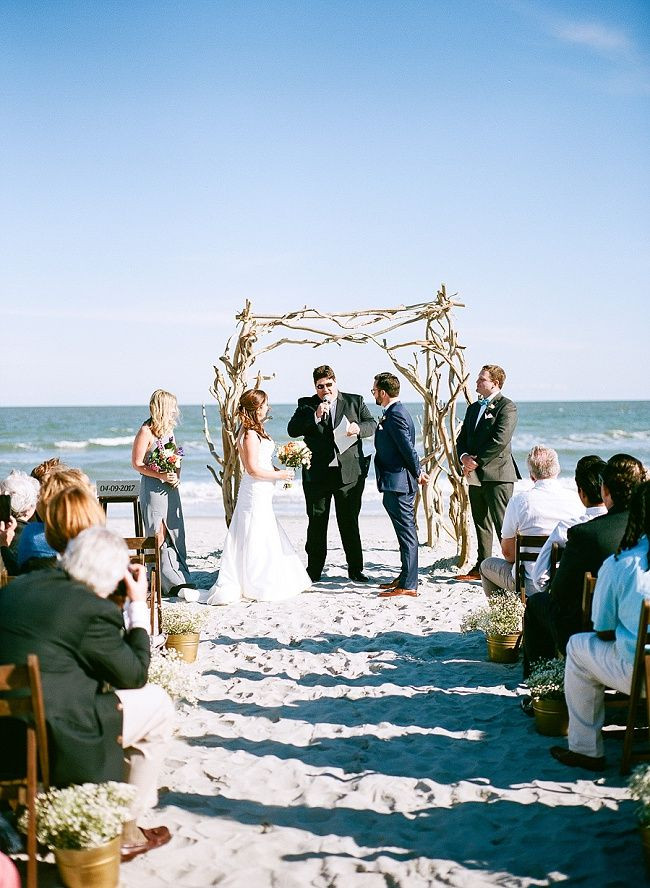 Folly Beach Weddings
 Folly Beach wedding at Pelican Watch Shelter