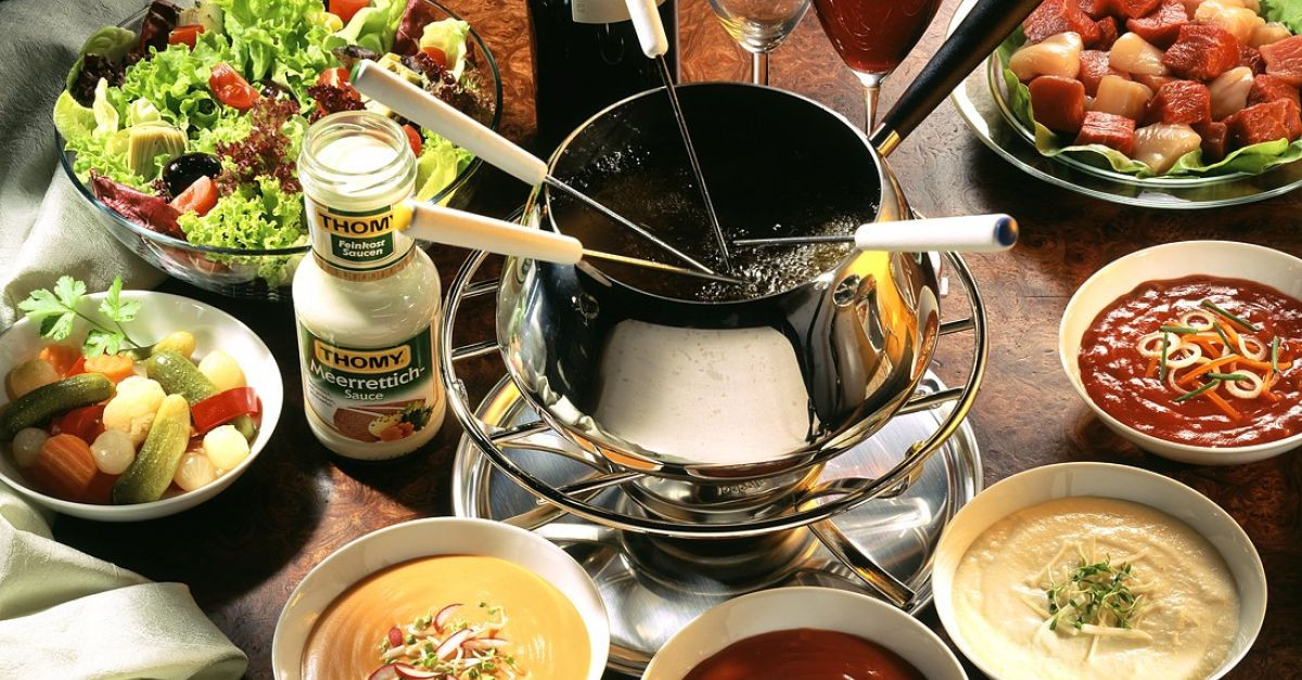 Fondue Dipping Sauces Recipes
 Meat Fondue with Dipping Sauces recipe
