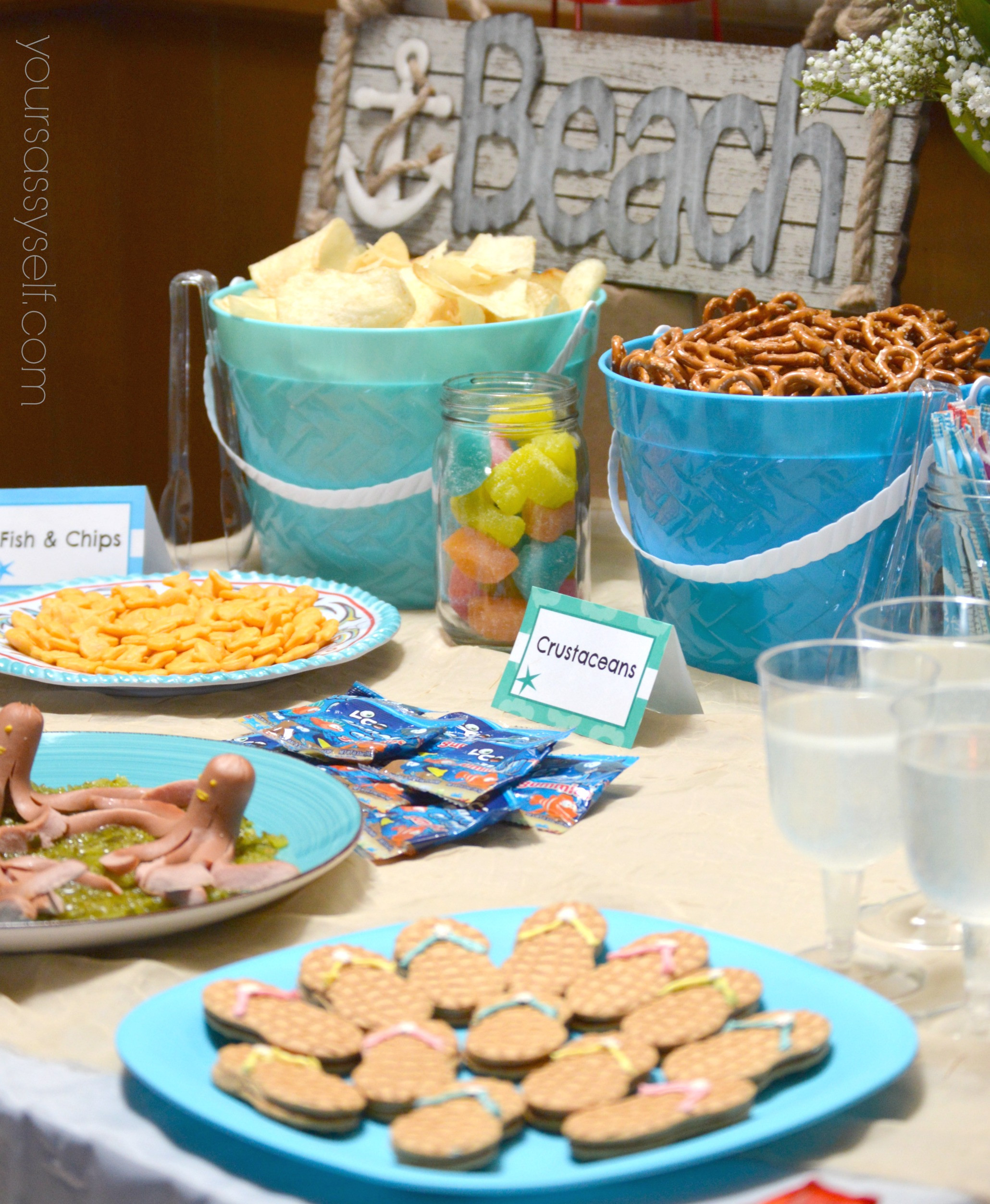 Food Ideas For Beach Theme Preschool Party
 Fun Birthday Beach Party Ideas For Any Age Your Sassy Self