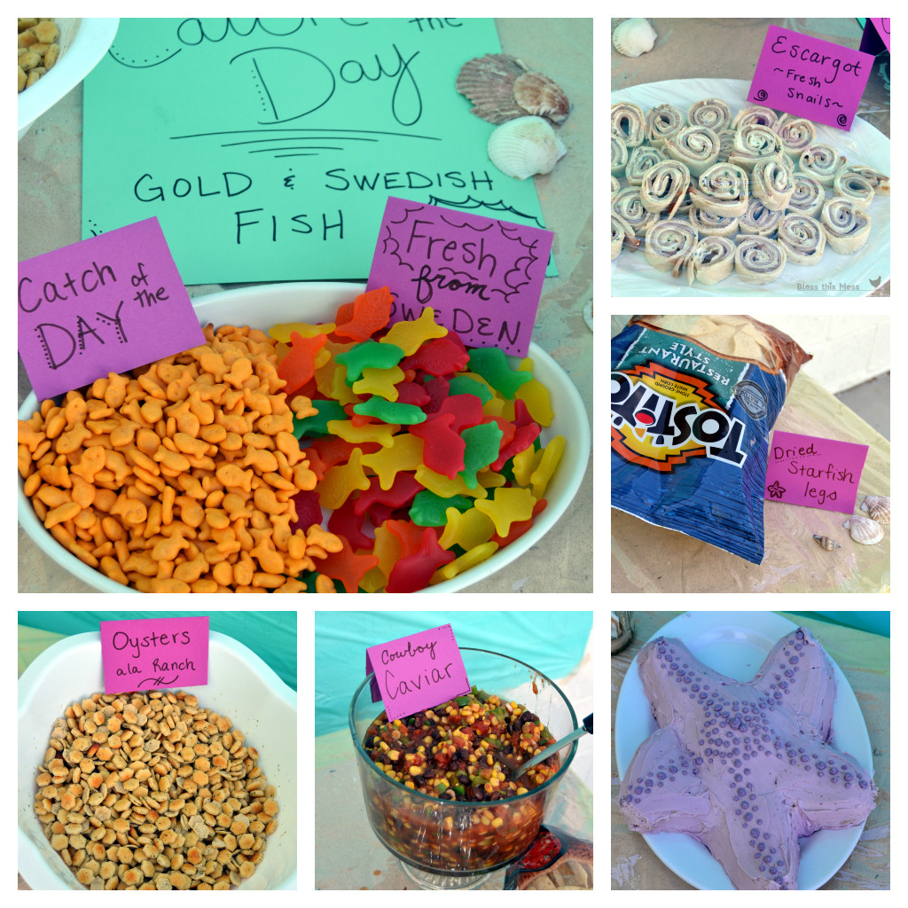 Food Ideas For Beach Theme Preschool Party
 Beach Birthday Party — Bless this Mess