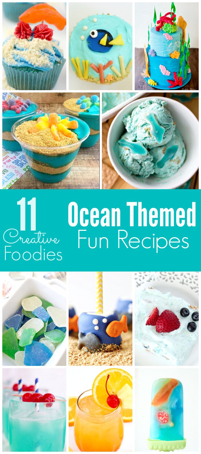 Food Ideas For Beach Theme Preschool Party
 Disney Finding Dory Marshmallow Pops See Vanessa Craft