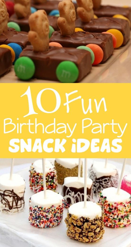 Food Ideas For Birthday Party For Kids
 10 Fun Birthday Party Snack Ideas Kids Kubby