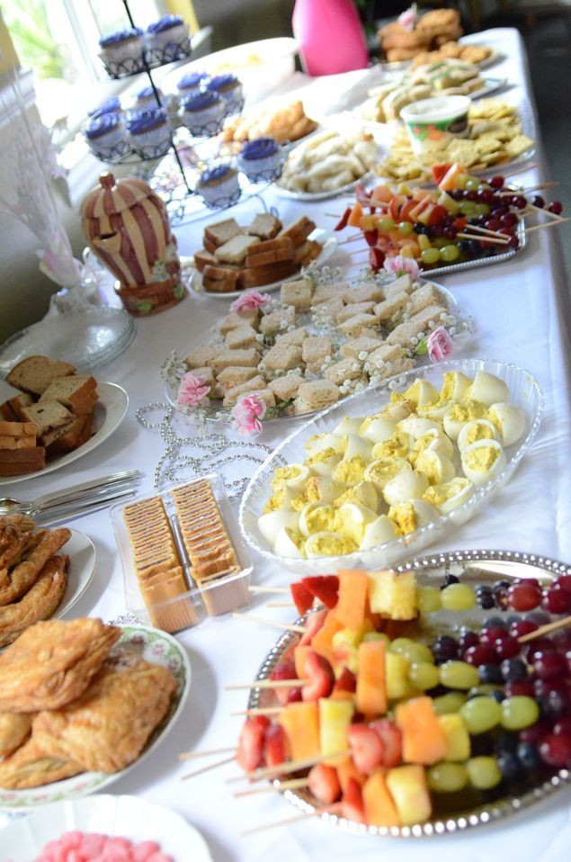 Food Ideas For Tea Party
 590 best images about Tea Party Themes or Set Ups on