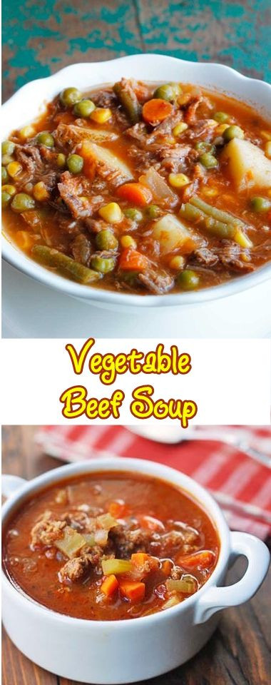 Food Network Vegetable Beef Soup
 Ve able Beef Soup This soup is so wonderfully filling