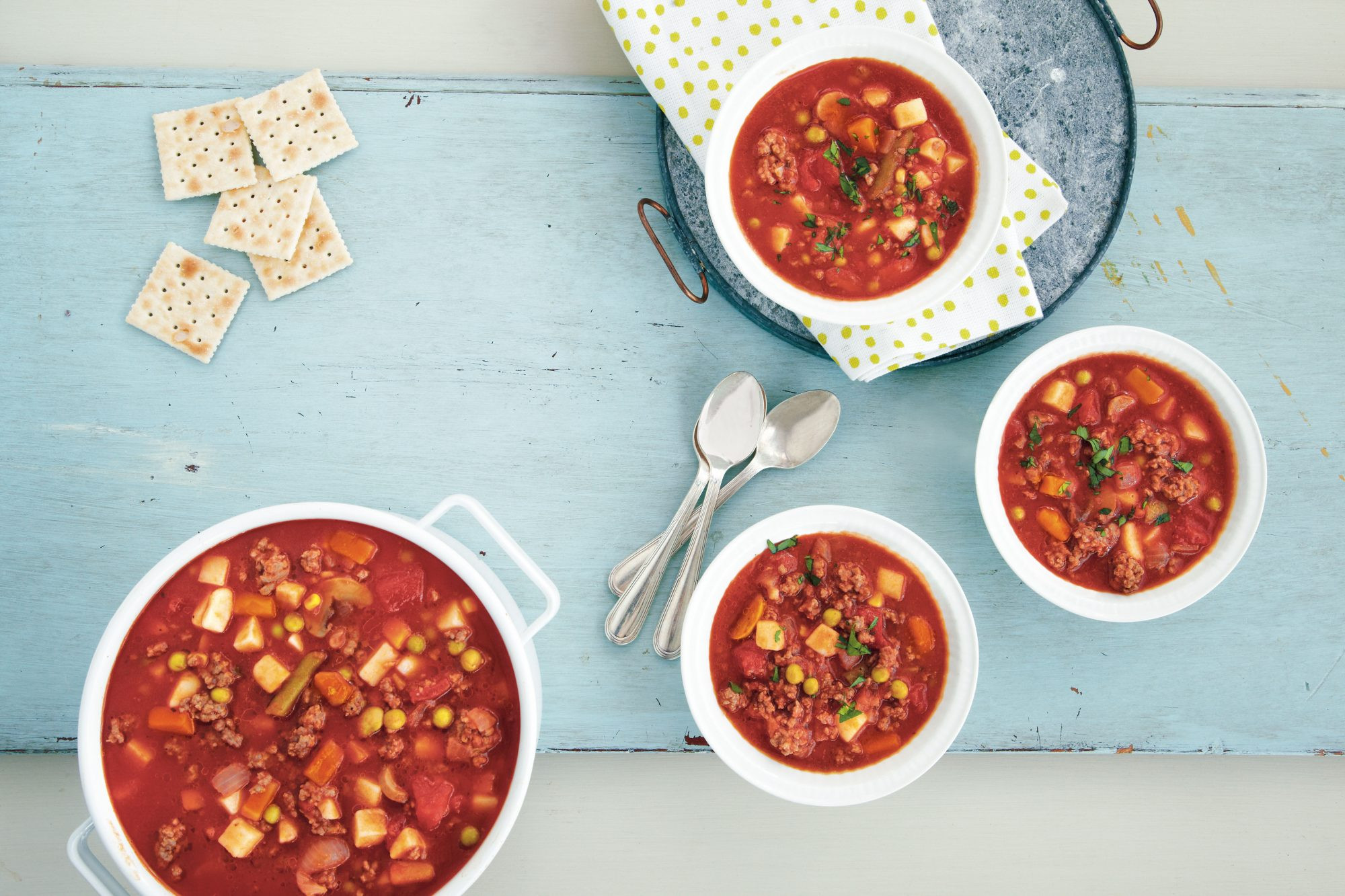 Food Network Vegetable Beef Soup
 Chunky Ve able Beef Soup Recipe Southern Living