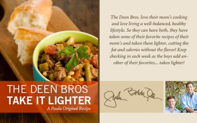 Food Network Vegetable Beef Soup
 The Deen Bros Lighter Ve able Beef Soup — Pauladeen